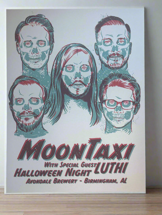 Moon Taxi Halloween Poster